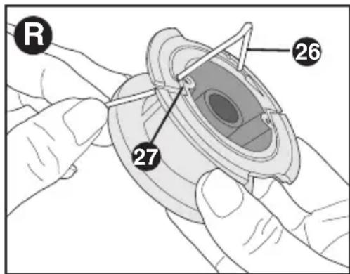 BLACK & DECKER LST522 - REWINDING SPOOL FROM BULK LINE (USE ONLY .065 IN. ROUND DIAMETER LINE) - 1
