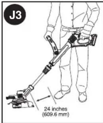 BLACK & DECKER LST522 - SWITCHING ON AND OFF - 4