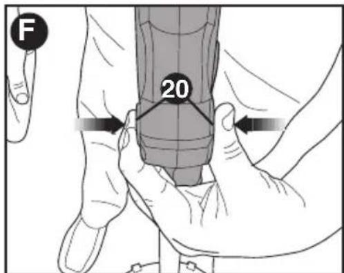 BLACK & DECKER LST522 - ATTACHING THE AUXILIARY HANDLE - 1