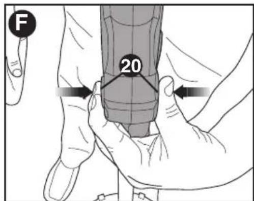 BLACK & DECKER LST522 - COLOCACION DEL MANGO AUXILIAR - 1