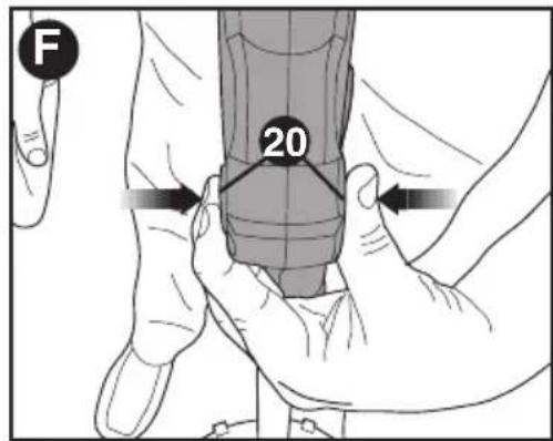 BLACK & DECKER LST522 - FIXATION DE LA POIGNÉE AUXILIAIRE - 1