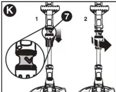 BLACK & DECKER LST522 - CONVERT TO EDGING MODE - 1