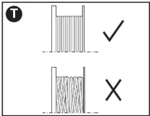 BLACK & DECKER LST522 - ENROLLADO DEL CARRETE CON CUERDA A GRANEL (UTILICE SOLO CUERDA REDONDA DE 1,65 MM (0,065 PULGADA) DE DIAMETRO) - 3