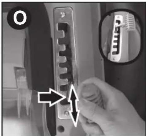 BLACK & DECKER CM2043 - RÉGLAGE DE LA HAUTEUR DE LA TONDEUSE (FIGURE O) - 1