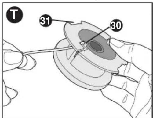 BLACK & DECKER LSTE525 - REWINDING SPOOL FROM BULK LINE (USE ONLY .065 IN. ROUND DIAMETER LINE) - 2