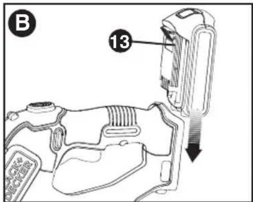 BLACK & DECKER LSTE525 - PARA EXTRAER EL PAQUETE DE - 1