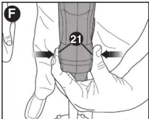 BLACK & DECKER LSTE525 - POSE DU PARE-MAIN - 3