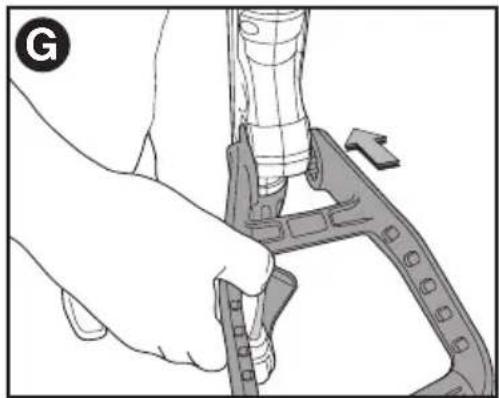 BLACK & DECKER LSTE525 - ATTACHING THE AUXILIARY HANDLE - 2