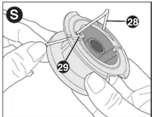 BLACK & DECKER LSTE525 - REWINDING SPOOL FROM BULK LINE (USE ONLY .065 IN. ROUND DIAMETER LINE) - 1