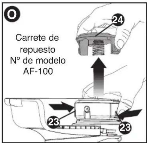 BLACK & DECKER LSTE525 - ELIMINACIÓN DE ATASCOS Y CUERDAS ENREDADAS (FIGURAS O, P, Q) - 1