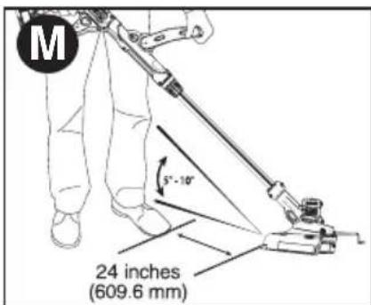 BLACK & DECKER LST140C - Utilisation du taille-bordure (Figures L, M) - 2