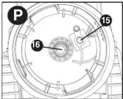 BLACK & DECKER LST140C - REPLACING THE SPOOL (FIGURES O, P, Q) - 2
