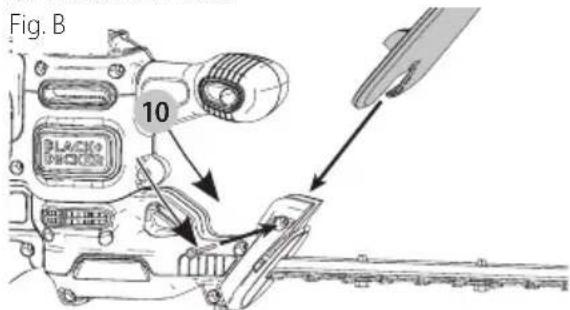 BLACK & DECKER BEHTS125 - Conexión de protección a podadora - 1