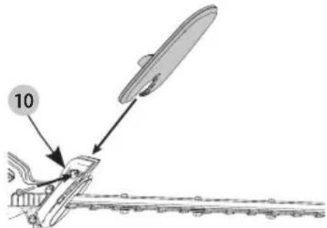 BLACK & DECKER BEHTS300 - Fixer le protecteur au taille-haie (FIG. B, C) - 1