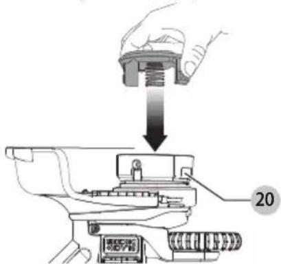 BLACK & DECKER BESTE620 - Reemplazo del carrete (Fig. M, N, O, P) - 4