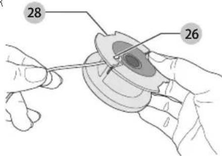 BLACK & DECKER BESTE620 - To install bulk line, follow the steps below: - 2