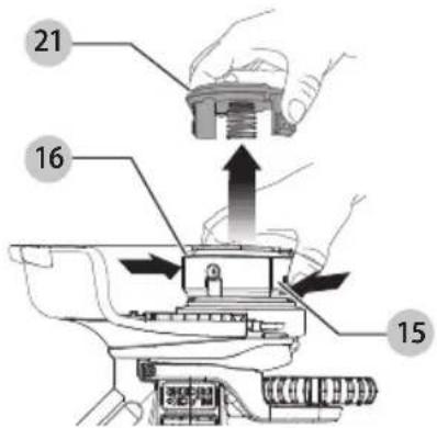 BLACK & DECKER BESTE620 - Replacement de la bobine (Fig. M, N, O, P) - 1