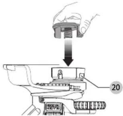 BLACK & DECKER BESTE620 - Replacing the Spool (Fig. M-P) - 4