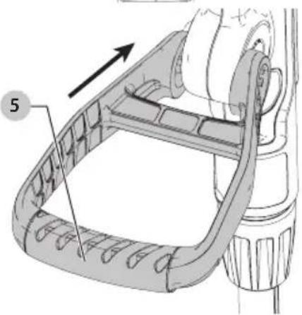 BLACK & DECKER BESTE620 - Attaching the Auxiliary Handle (Fig. D, E, F) - 2