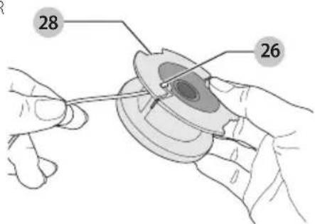 BLACK & DECKER BESTE620 - Para instalar la linea a granel, siga los pasos a continuacion: - 2