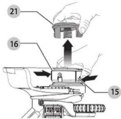 BLACK & DECKER BESTE620 - Replacing the Spool (Fig. M-P) - 1