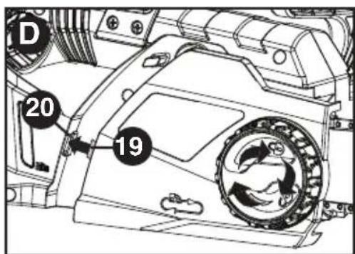 BLACK & DECKER CS1518 - INSTALLATION DU GUIDE-CHAÎNE ET DE LA CHAÎNE - 4