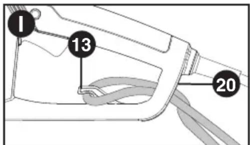 BLACK & DECKER CS1518 - FIXATION DE LA RALLONGE - 1