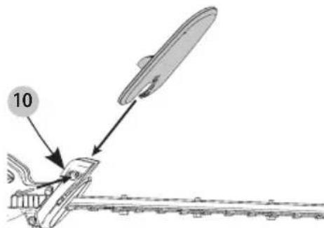 BLACK & DECKER BEHT350 - Conexión de protección a podadora (FIG. B, C) - 1