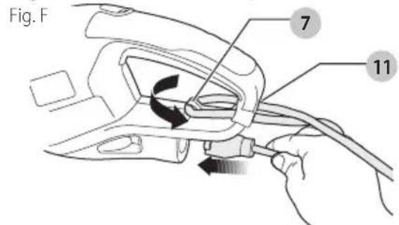 BLACK & DECKER BEHT350 - Attaching Extension Cord to Trimmer (FIG. F) - 1