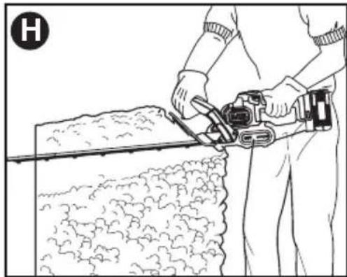 BLACK & DECKER LHT341 - MÉTHODE DE COUPE - 1