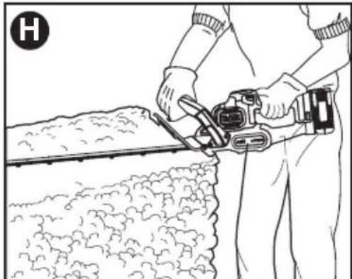 BLACK & DECKER LHT341 - TRIMMING INSTRUCTIONS - 1