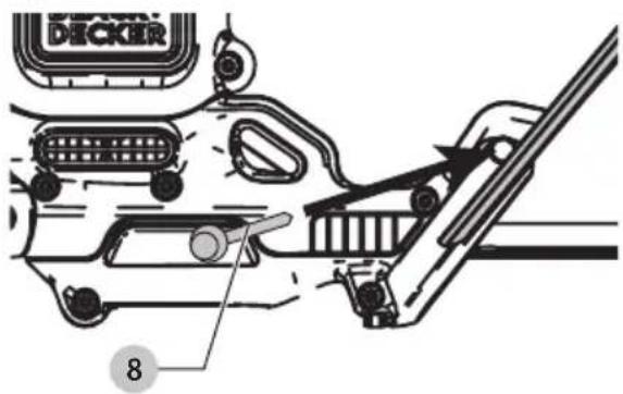 BLACK & DECKER LHT218 - Attaching Guard to Trimmer (Fig. B, C) - 2