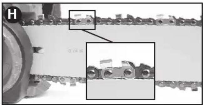 BLACK & DECKER LCS1240 - REPLACING THE SAW CHAIN - 1