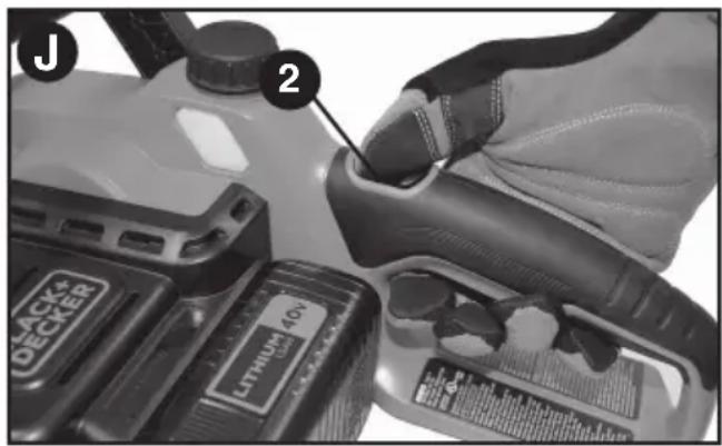 BLACK & DECKER LCS1240 - ON / OFF - 1