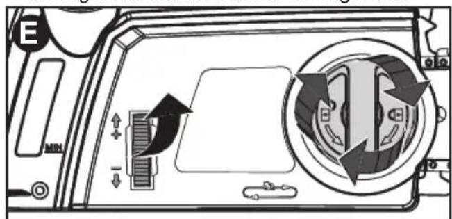 BLACK & DECKER CS1216 - ADJUSTING CHAIN TENSION - 2