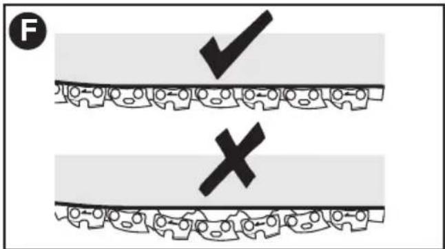 BLACK & DECKER CS1216 - ADJUSTING CHAIN TENSION - 3