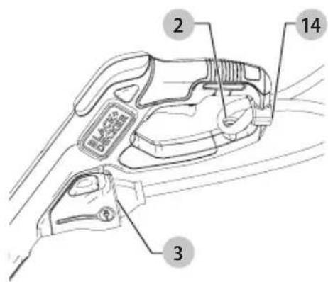 BLACK & DECKER BESTA512 - Conexión de cable de extensión (Fig. H) - 1