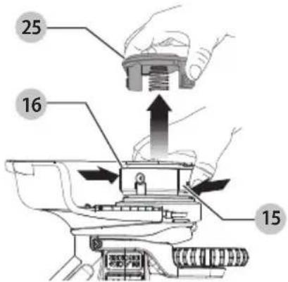 BLACK & DECKER BESTA512 - Remplacer la bobine (Fig. M, N, O, P) - 1