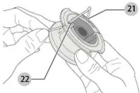 BLACK & DECKER BESTA512 - Para instalar la línea a granel, siga los pasos a continuación: - 1