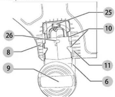 BLACK & DECKER BESTA512 - Conexión de la protección (Fig. B, C) - 1