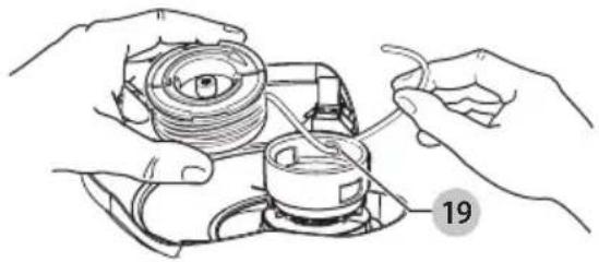 BLACK & DECKER BESTA512 - Replacing the Spool (Fig. M, N, O, P) - 4