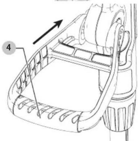 BLACK & DECKER BESTA512 - Attaching the Auxiliary Handle (Fig. D, E, F) - 2