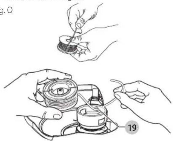 BLACK & DECKER BESTA512 - Remplacer la bobine (Fig. M, N, O, P) - 3