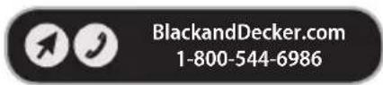 BlackandDecker.com 1-800-544-6986
