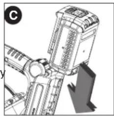 BLACK & DECKER LSW36 - INSTALLING AND REMOVING THE BATTERY PACK - 1