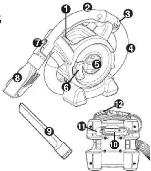 Technical diagram of a mechanical assembly with numbered components for identification
