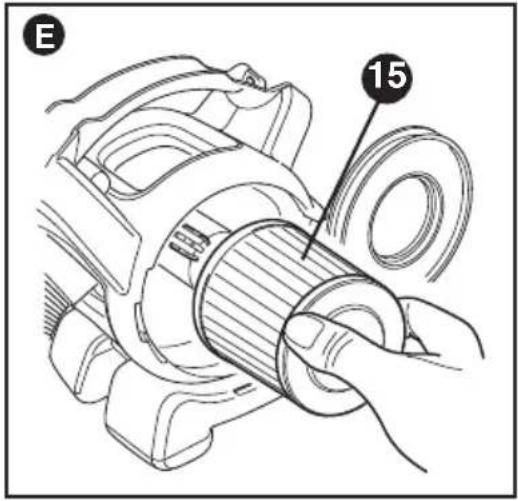 BLACK & DECKER AV1250LA - NETTOYAGE DU FILTRE À POUSSIÈRE FINE - 1