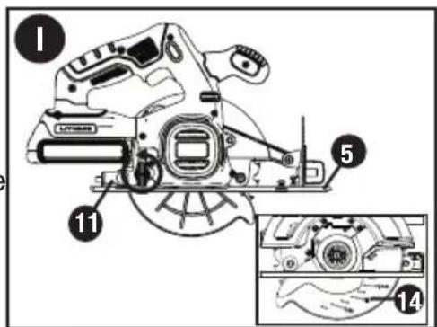 BLACK & DECKER BDCCS20 - AJUSTE DE LA PROFUNDIDAD DE CORTE (FIG. I Y J) - 1