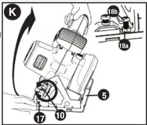 BLACK & DECKER BDCCS20 - RÉGLAGE DE LA PROFONDEUR DE COUPE - FIGURES I ET J - 2