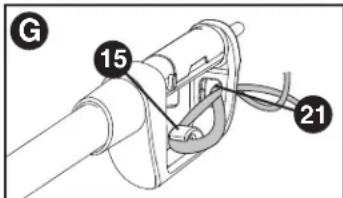 BLACK & DECKER PP610 - Filling the oil reservoir - 1
